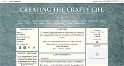 Desktop Screenshot of creatingthecraftylife.com